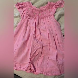 Girls dress with pearls